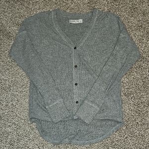 Abercrombie & Fitch Heather Gray Top